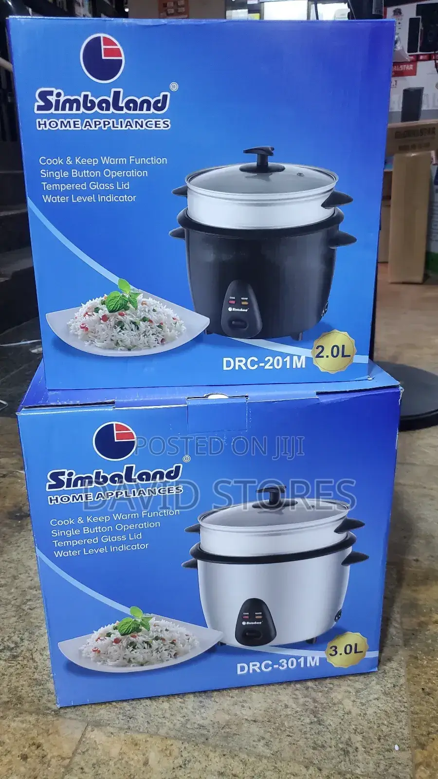 Simbaland 2l Rice Cooker With Steamer –
