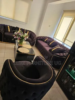 Rich Brownish 6seater Sofa/Tufted Sofa