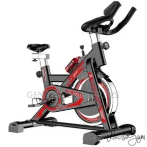 An Indoor Stationary Exercise or Spinning Bike.