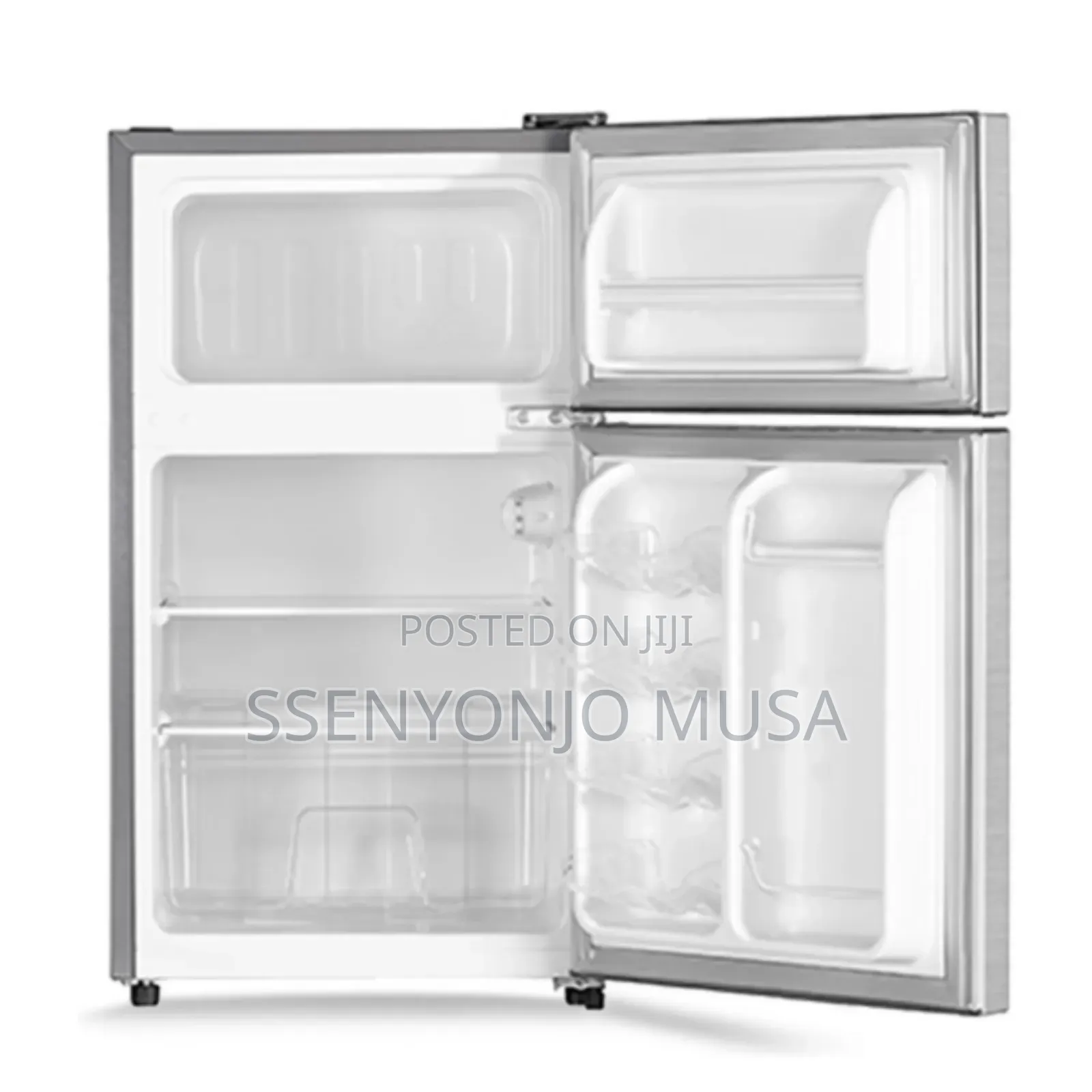 Hisense 120l Double Door Refrigerator - Silver (Rd120)