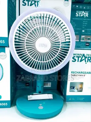 Rechargeable Table Fan "8