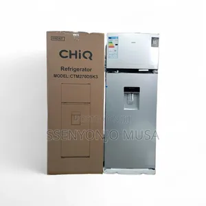 Chiq Fridge Double Door 270l With Dispenser