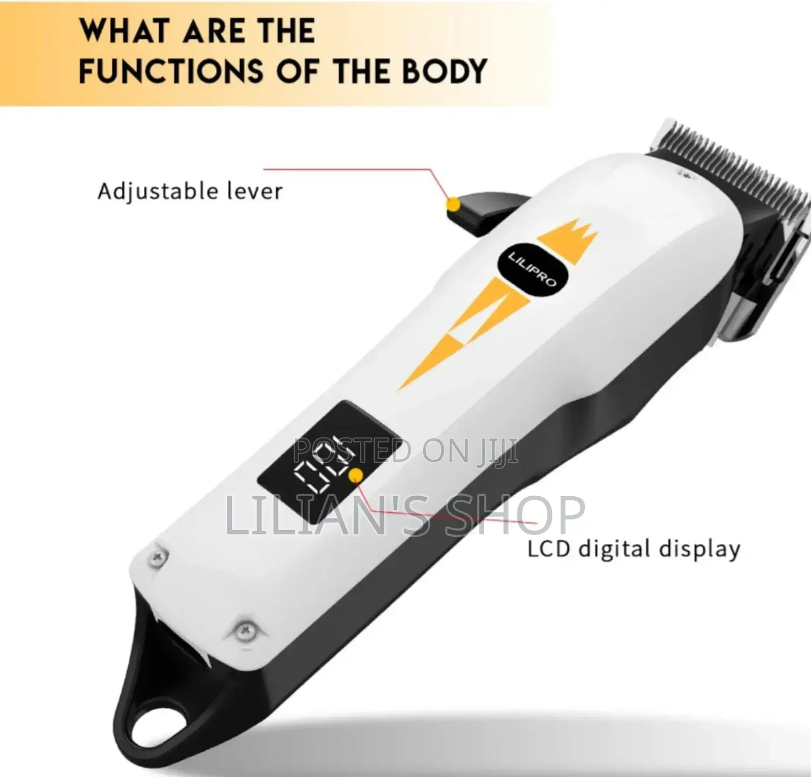 Lilipro L20 Professional Barber Series Hair Clipper.