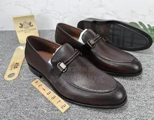 Men’S Coffee Brown Renato Castello Leather Loafers
