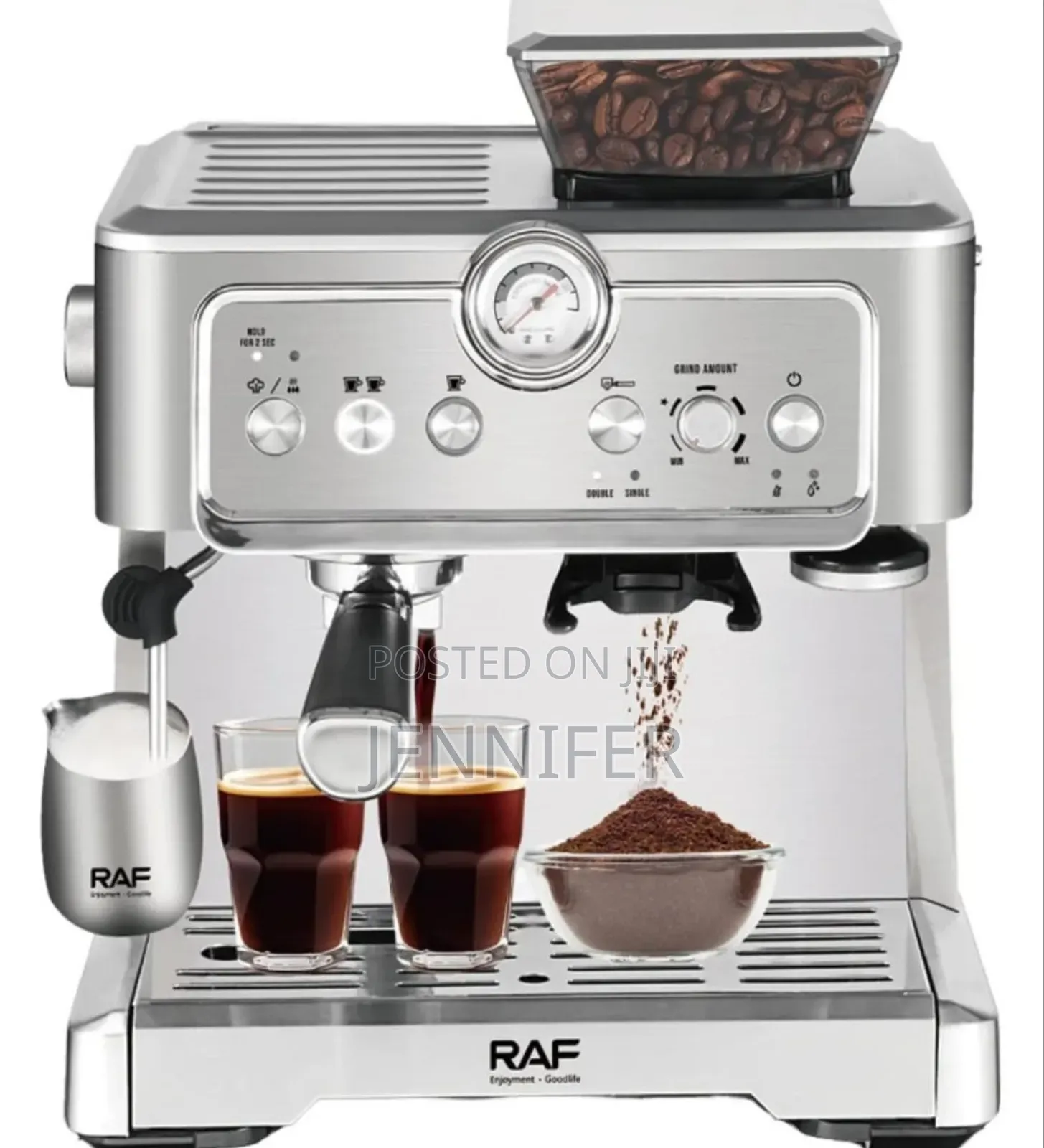 Raf R.0205 2-in-1 Espresso Coffee Machine