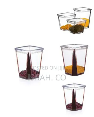 3 Piece of Multi-Capacity Cereal Food Storage Container