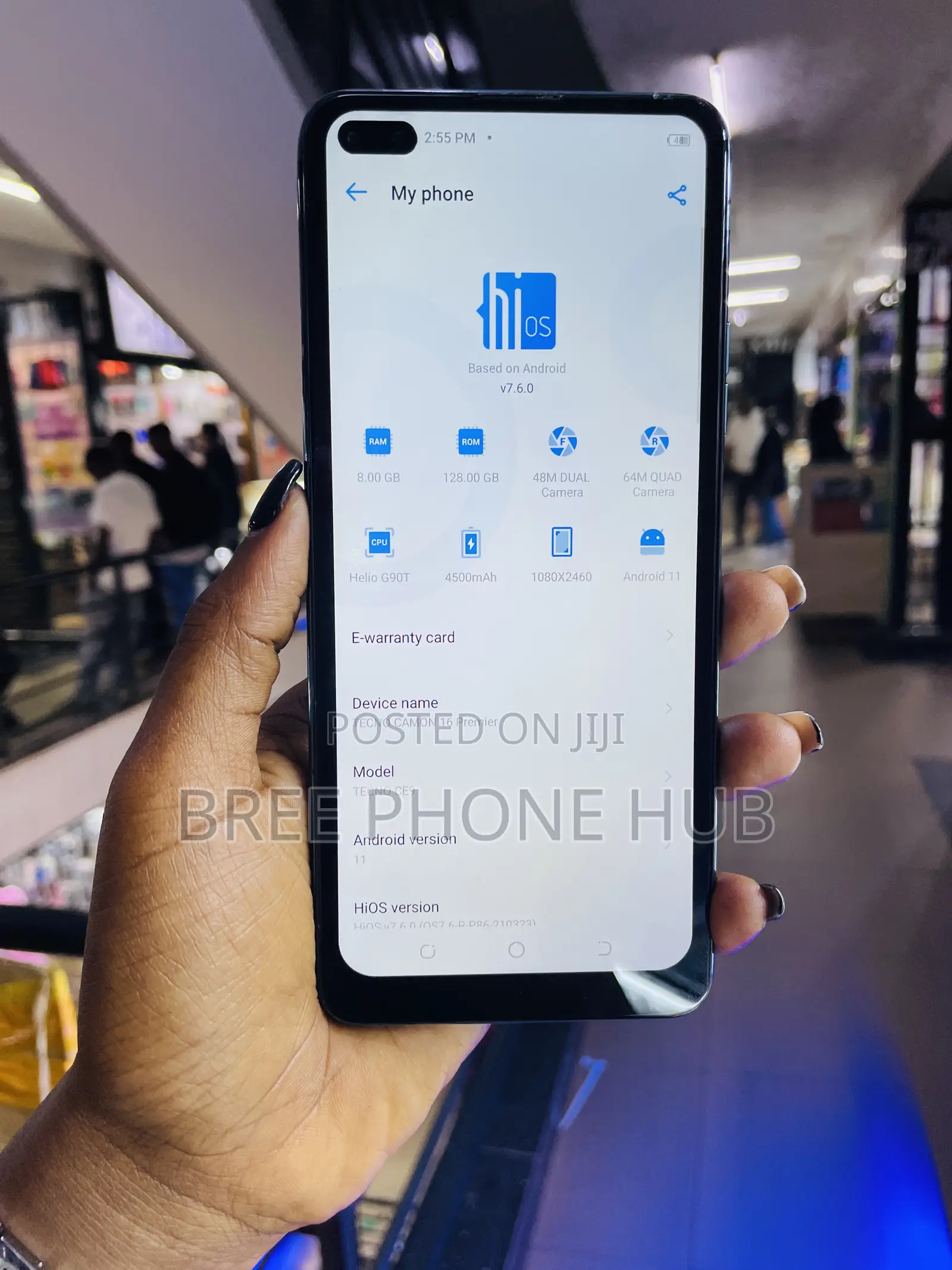 Tecno Camon 16 Premier 128 GB Blue