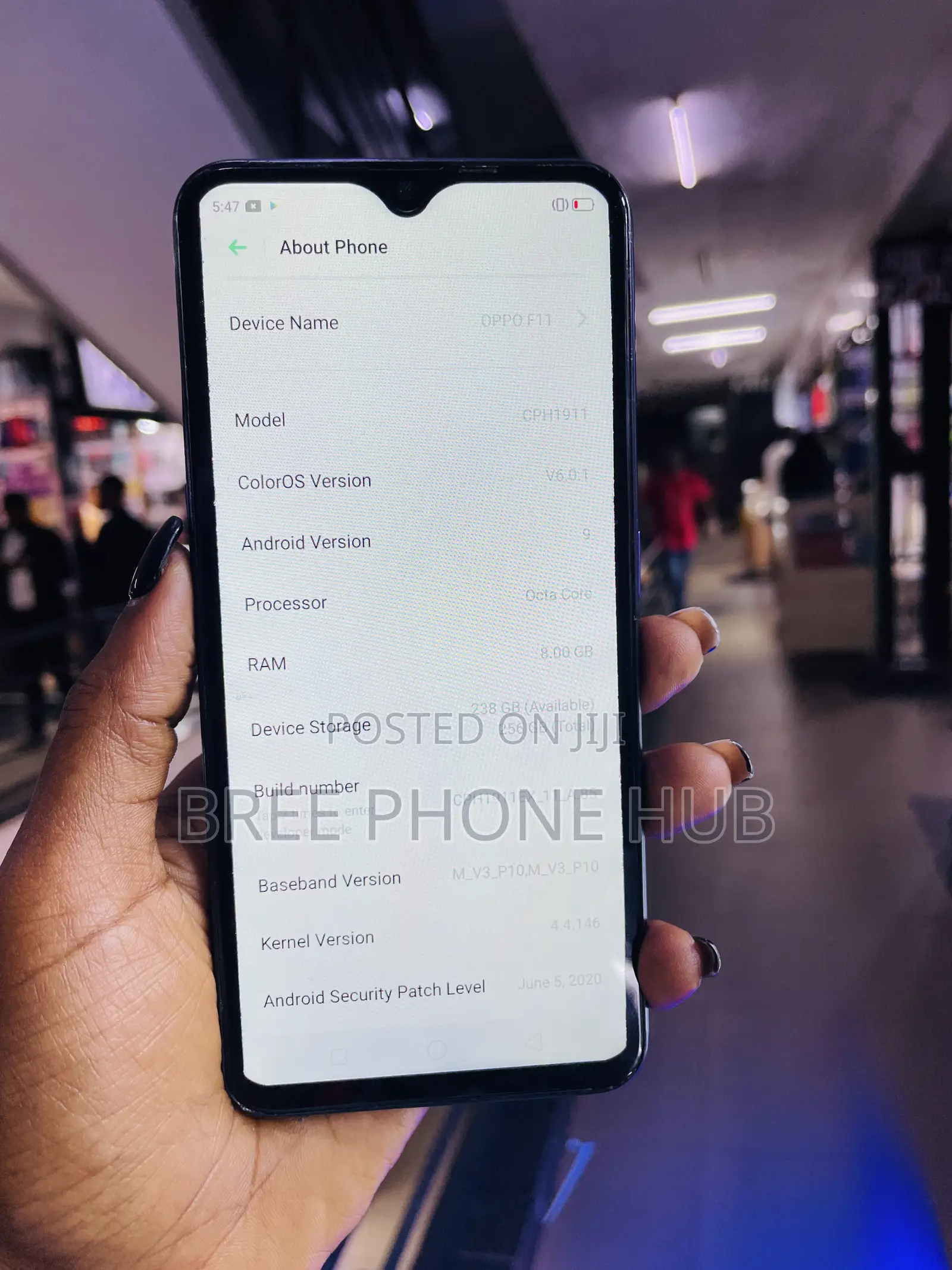 Oppo F11 256 GB Blue
