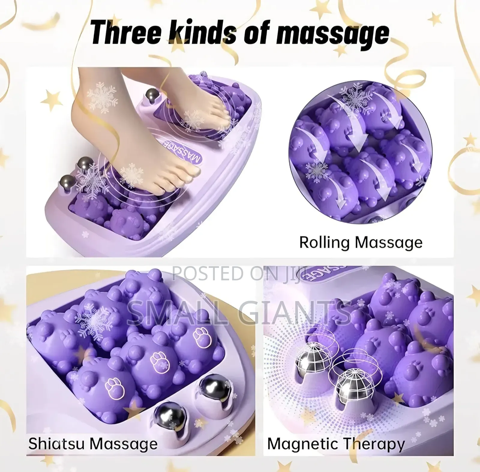 Portable Dual Foot Massage Roller