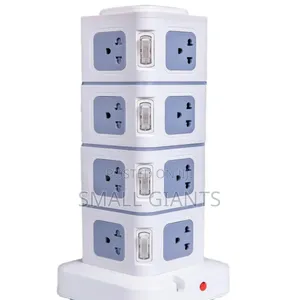 Vertical Tower Extension Lead With Multiple Sockets and Usb Ports.