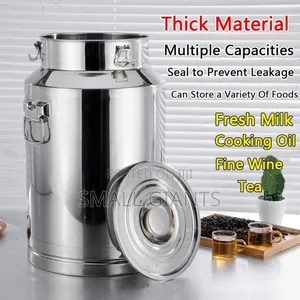 10 Litres Multi Functional Stainless Steel Airtight Milk Can