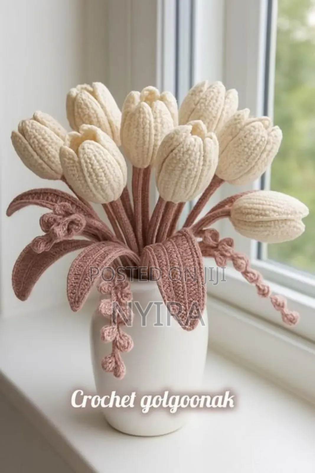 Crochet Flower Bouquet and Home Decor
