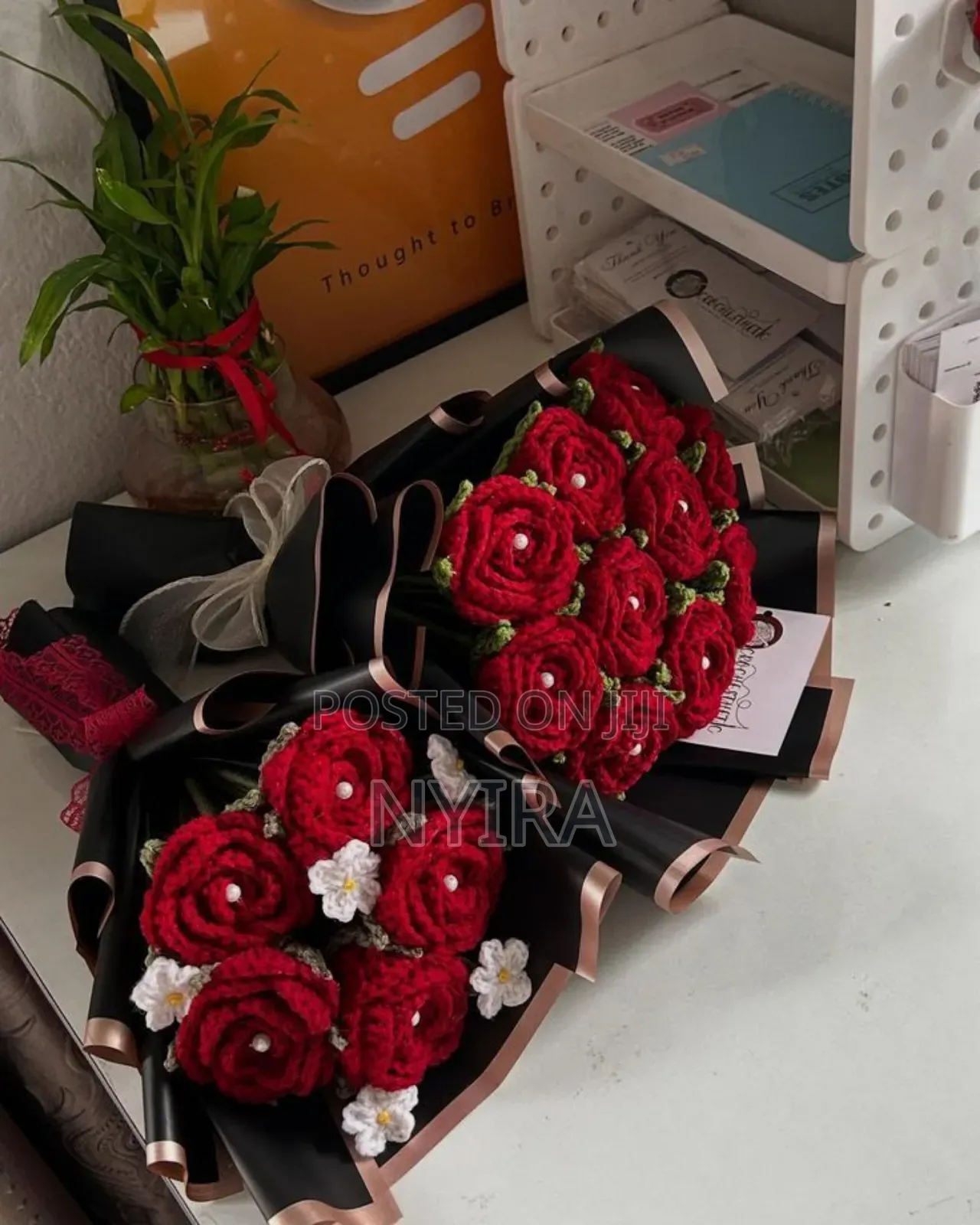 Crochet Flower Bouquet and Home Decor