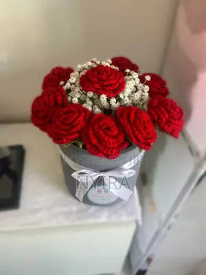 Crochet Flower Bouquet and Home Decor