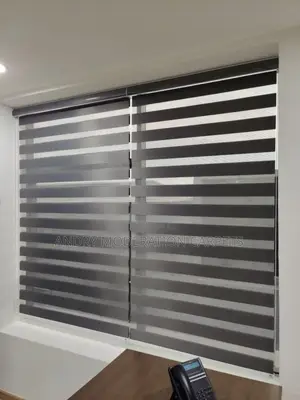 Elegant Office Zebra Blind Curtains