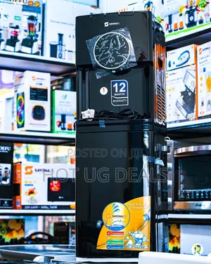 Sayona 3 Taps Water Dispenser Swd-2468 With Compressor Fridge - Black