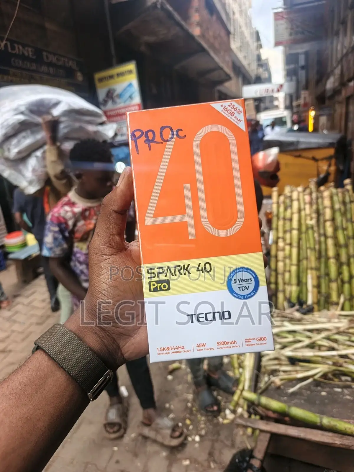 New Tecno Spark 40 256 GB Gray