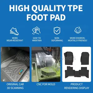 Tpe Floor Mats for Prado 150