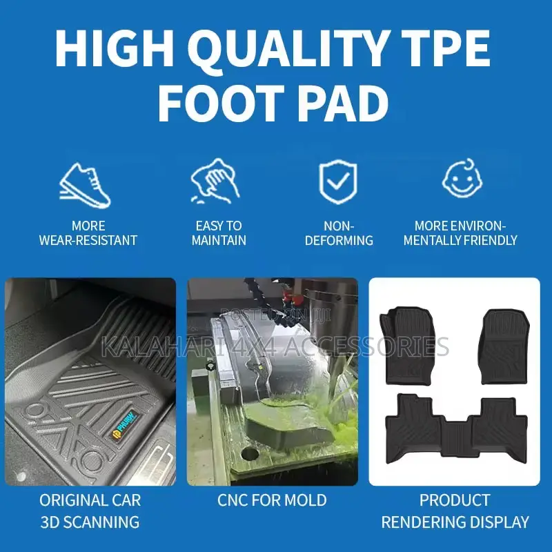 Tpe Floor Mats for Prado 150