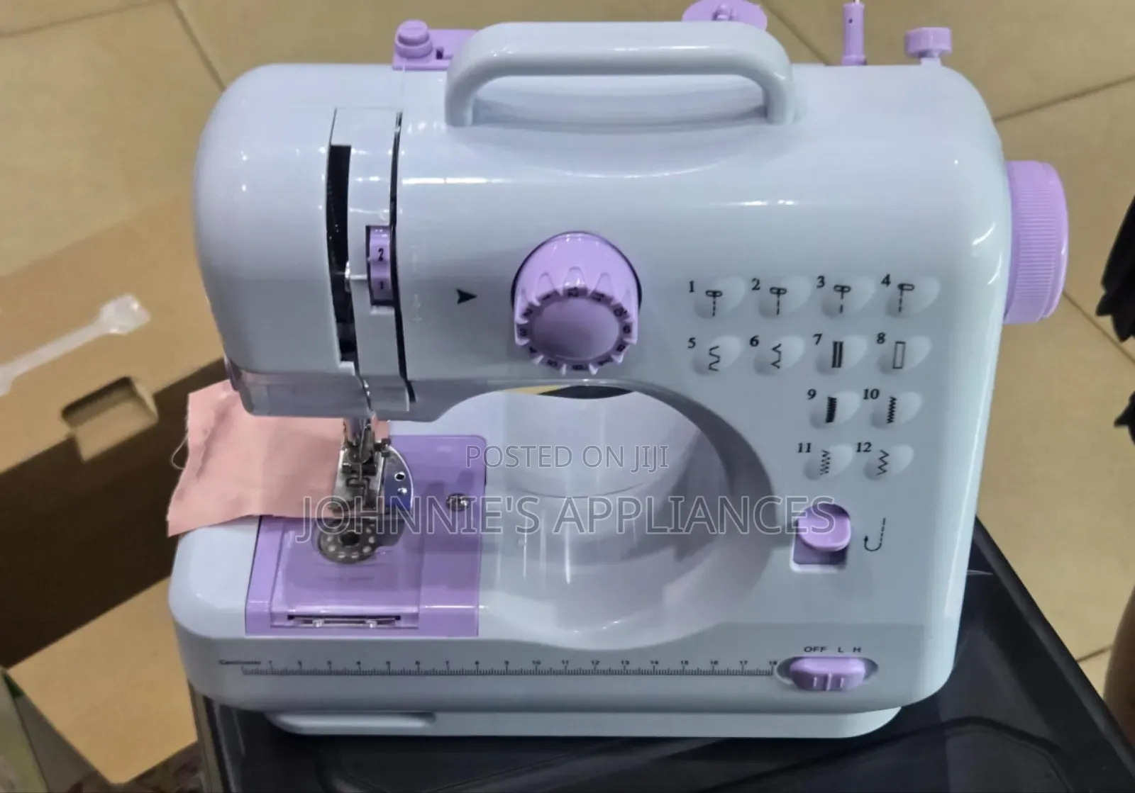 Sm-202a Mini Sewing Machine With Double Thread Two-Speed Control