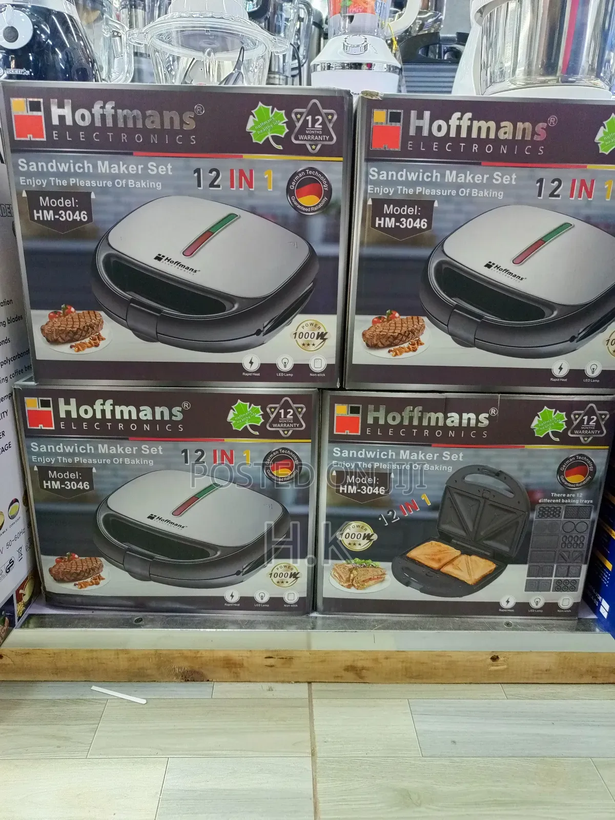 Hoffmans Electronics 12in1 Sandwich Maker Set