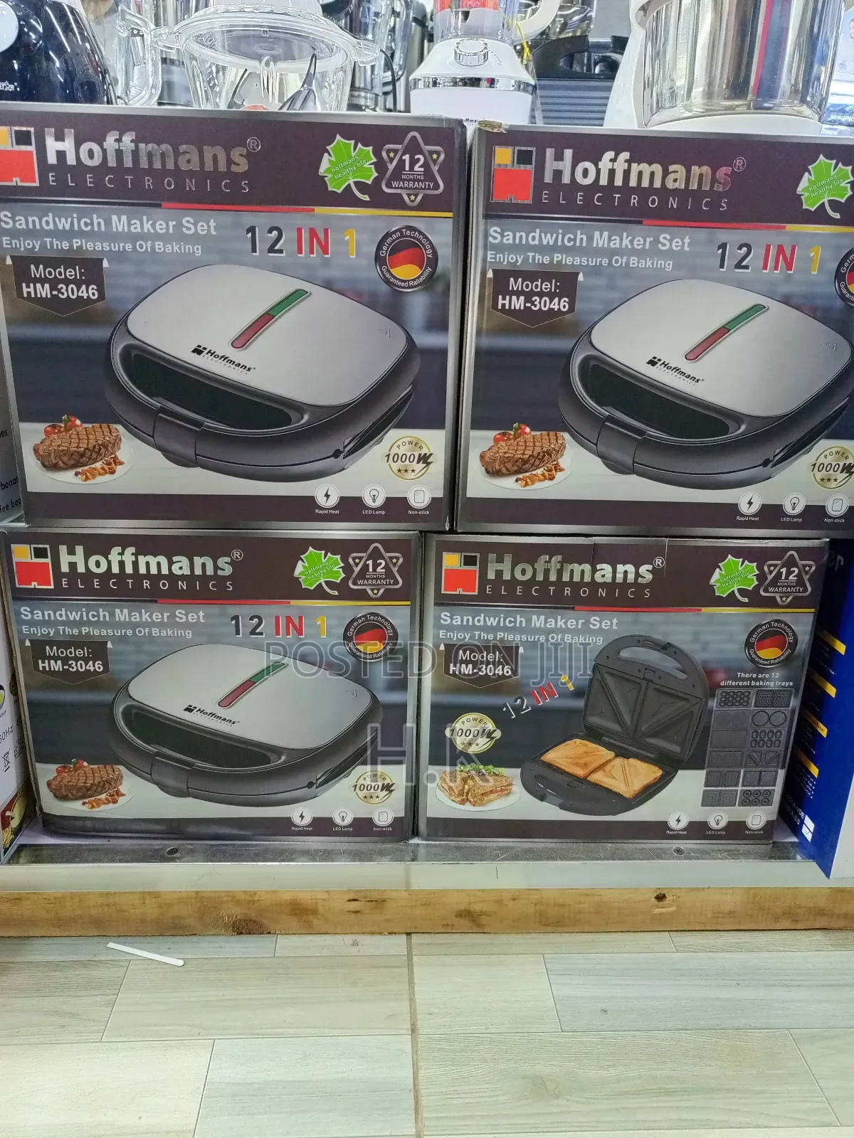 Hoffmans Electronics 12in1 Sandwich Maker Set