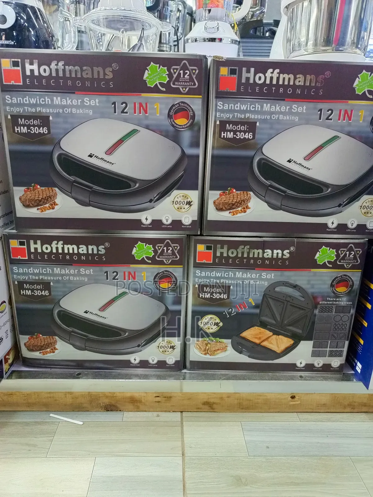 Hoffmans Electronics 12in1 Sandwich Maker Set