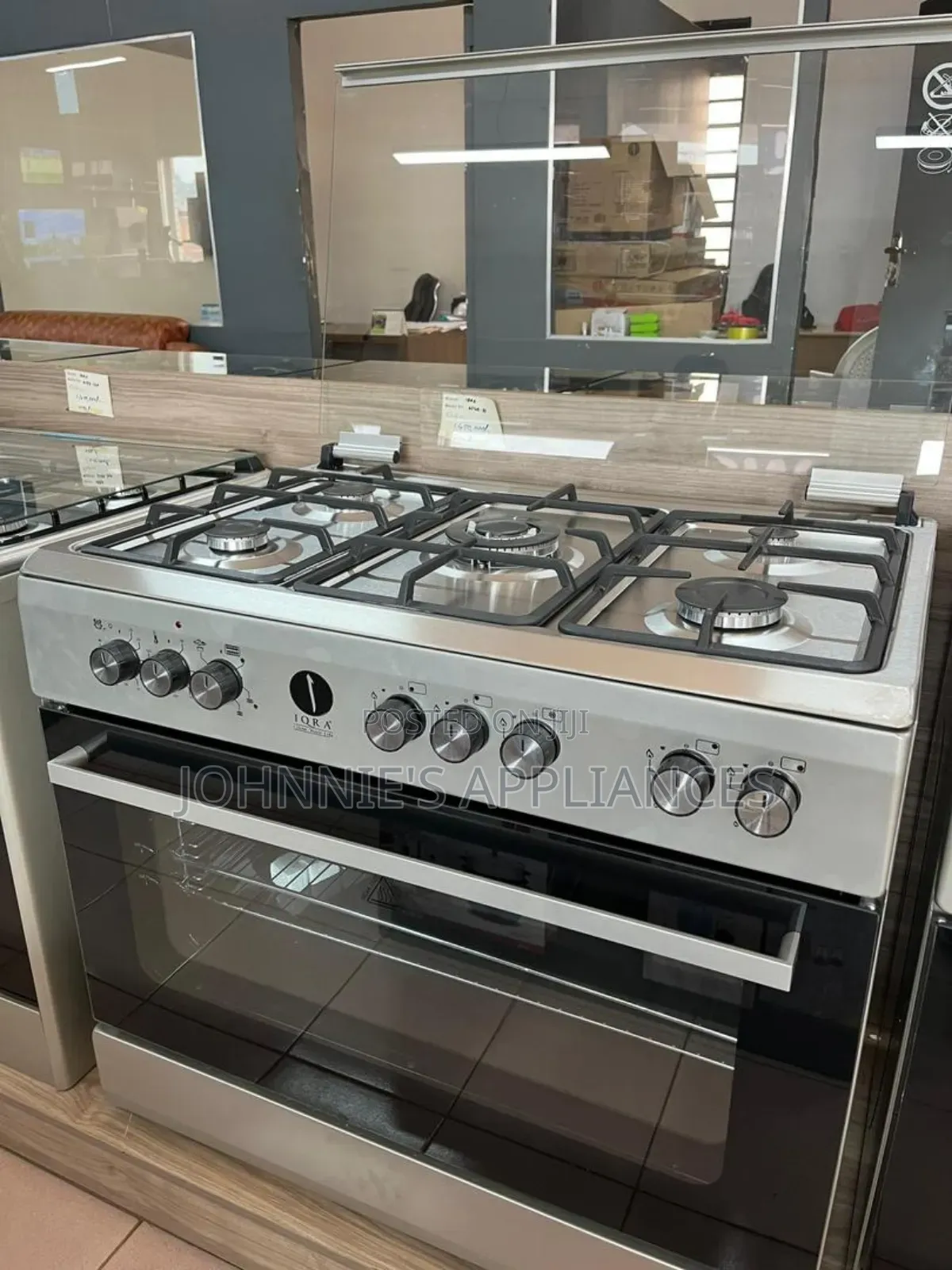 Iqra - Gas Burner / Gas Cooker 5 Burner Oven
