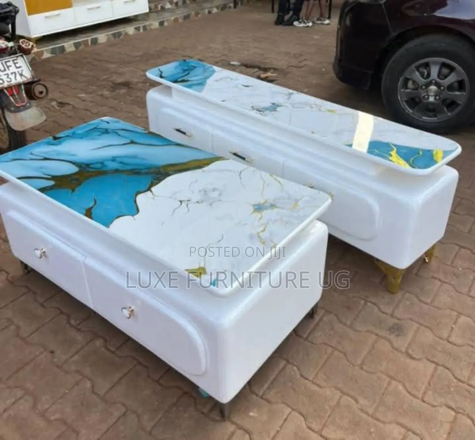 Tv Stand Centre Table Set/ Matching