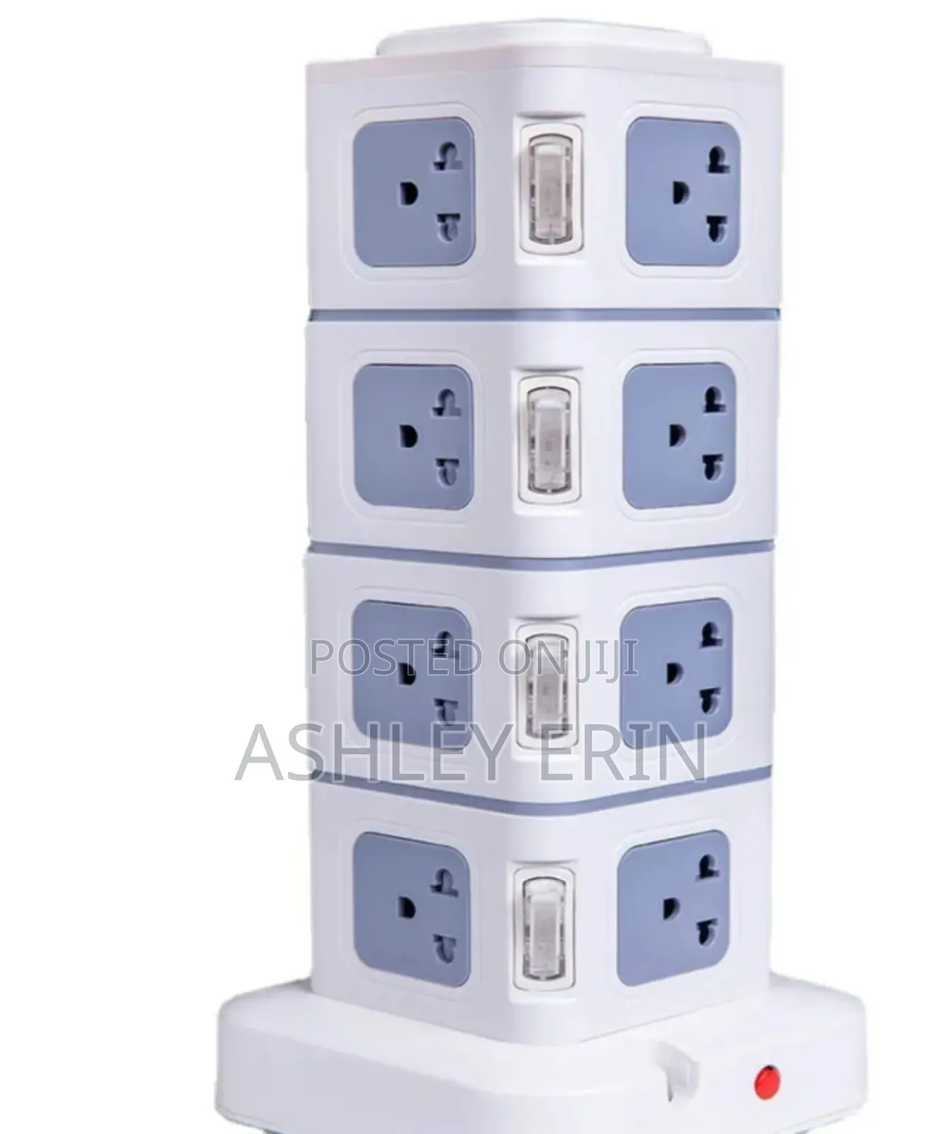 Vertical Tower Extension Lead With Multiple Sockets and Usb Ports.