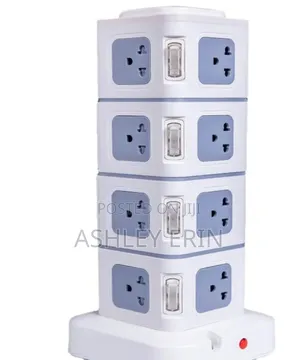 Vertical Tower Extension Lead With Multiple Sockets and Usb Ports.