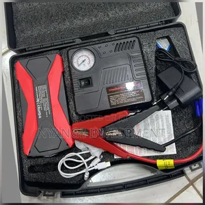 Car Jump Starter and Tyre Compressor Fullset