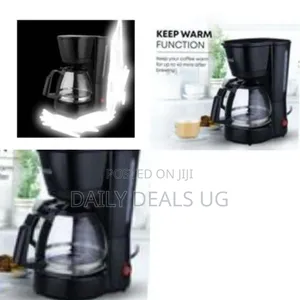 600 Watt 5 Cups Manual Black Coffee Maker