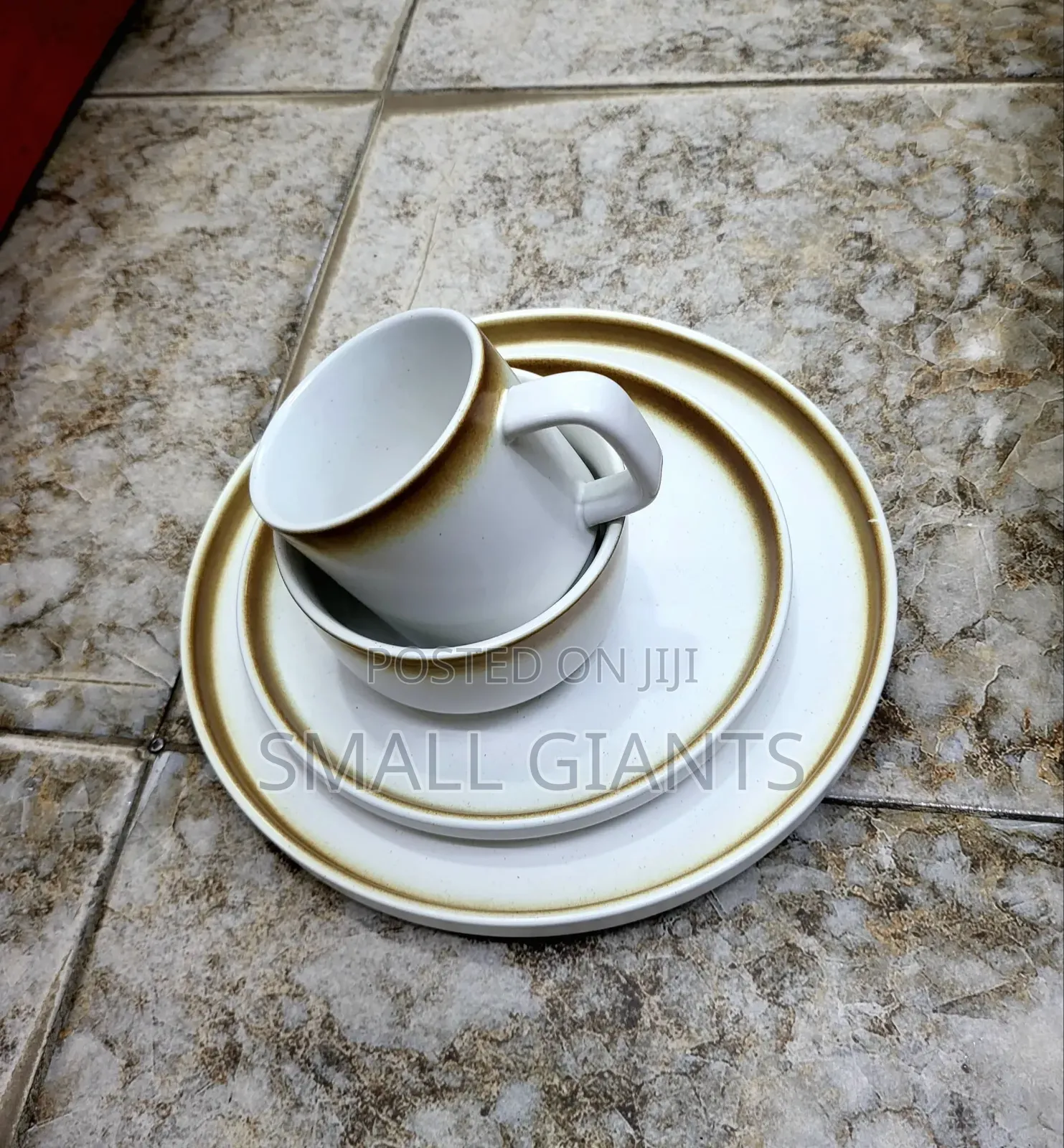 24-Piece Crafted Ceramic Dinner Set