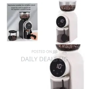 An Electric Conical Burr Coffee Grinder