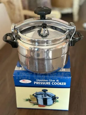 5 Liters / 5l / 5 Litres Aluminium Pressure Cooker - Silver