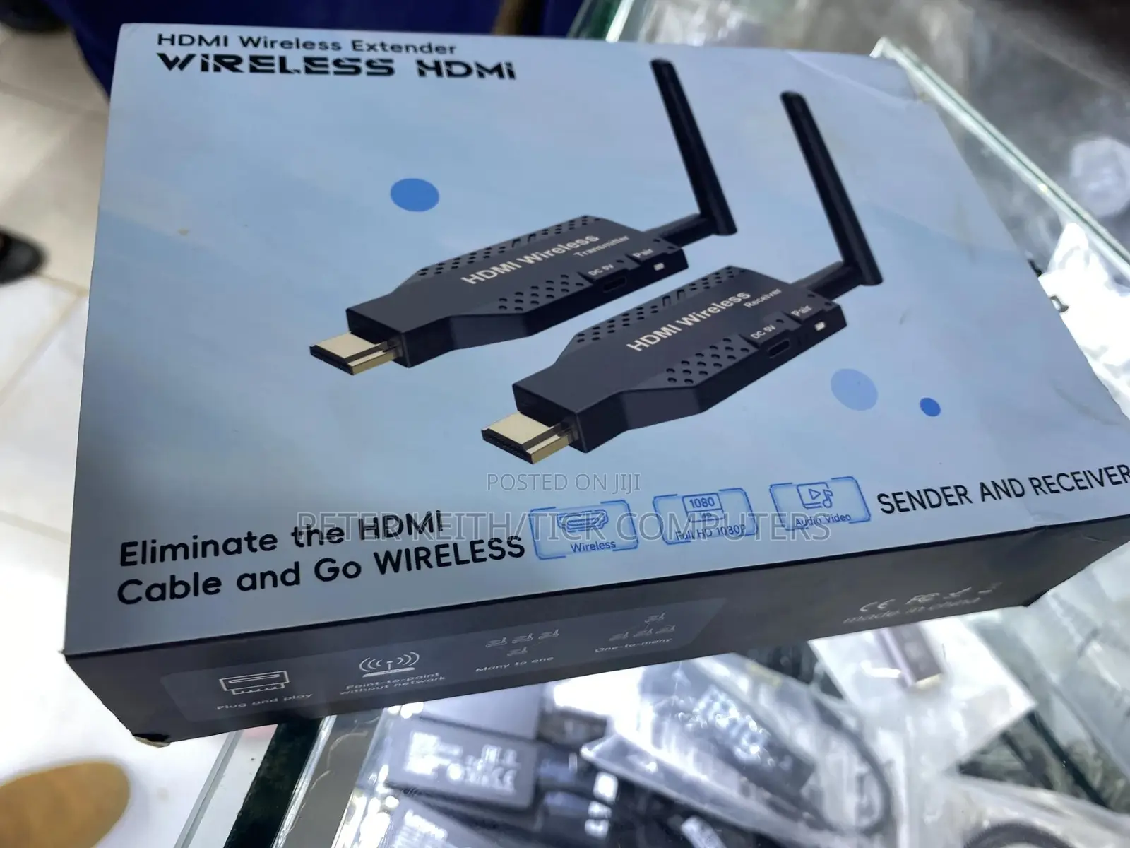 Hdmi Wireless Extender Sends Signal in Audio and Video Wirelessly