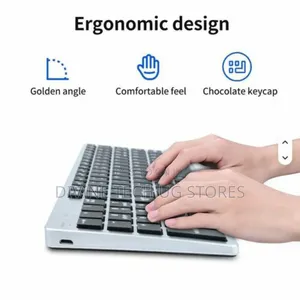 Professional Wireless Bluetooth Rechargeable Keyboard With Mouse