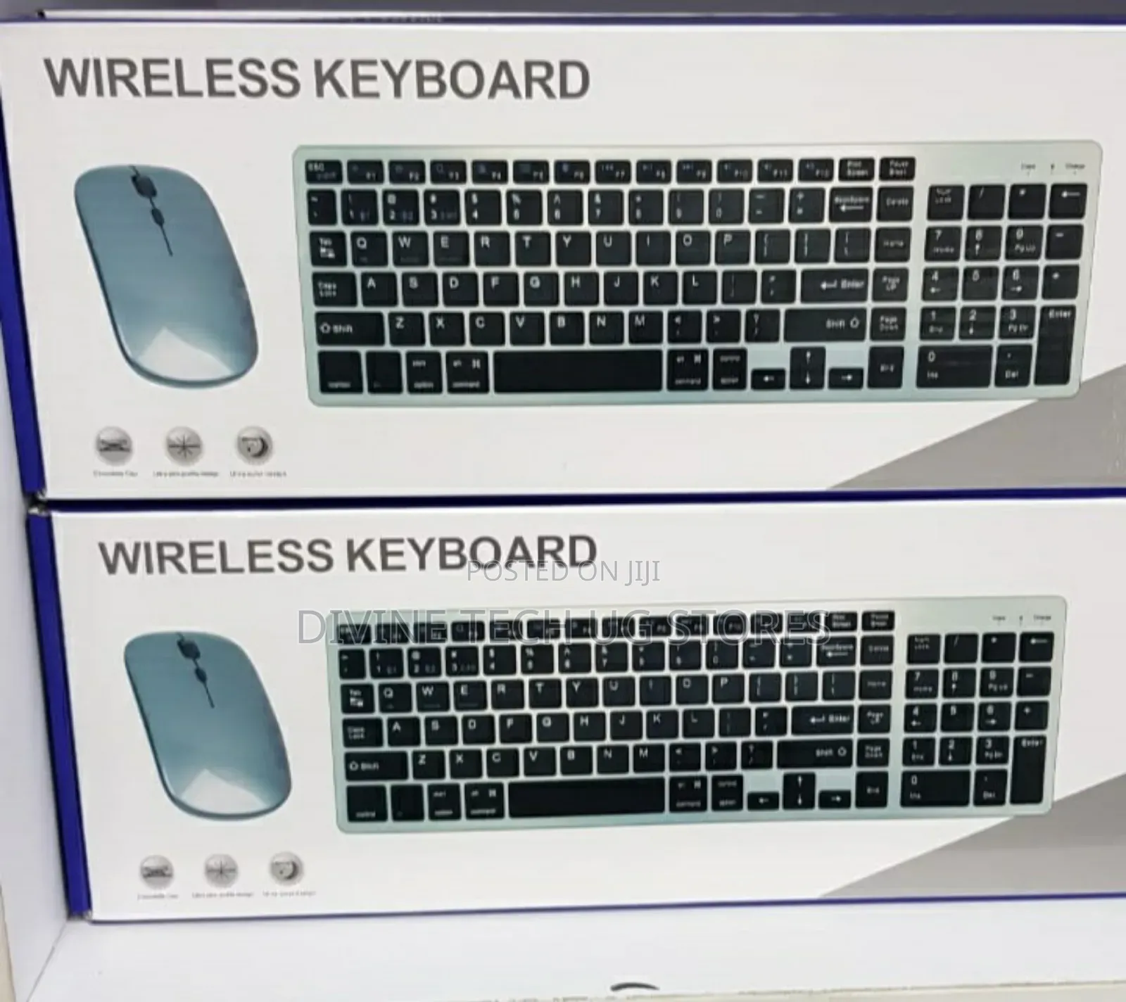 Professional Wireless Bluetooth Rechargeable Keyboard With Mouse
