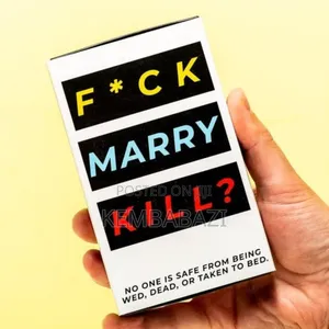 "F*Ck, Marry, Kill" Adult Party Card Game.