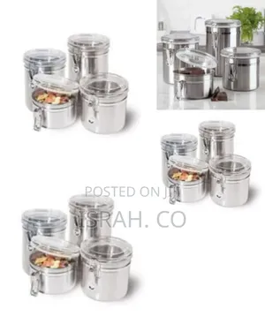 4 Piece Airtight Food Storage Container for Kitchen