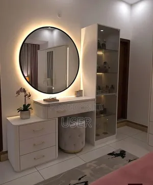 Modern Make Up Vanity Table With Mirror Call Us On