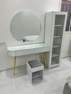 Modern Make Up Vanity Table With Mirror Call Us On