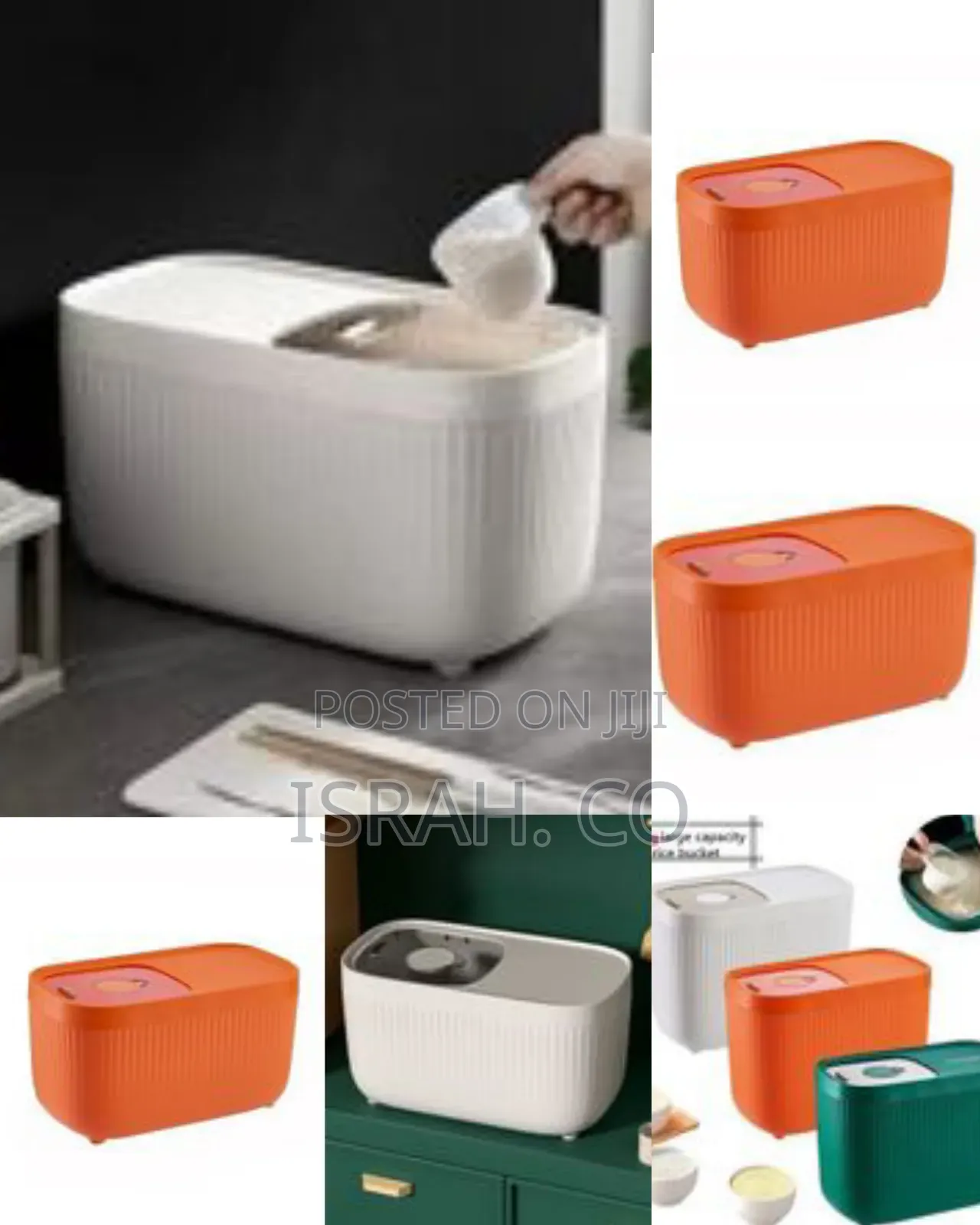 10 Litres Kitchen Household Rice Bucket Insect and Moisture Proof
