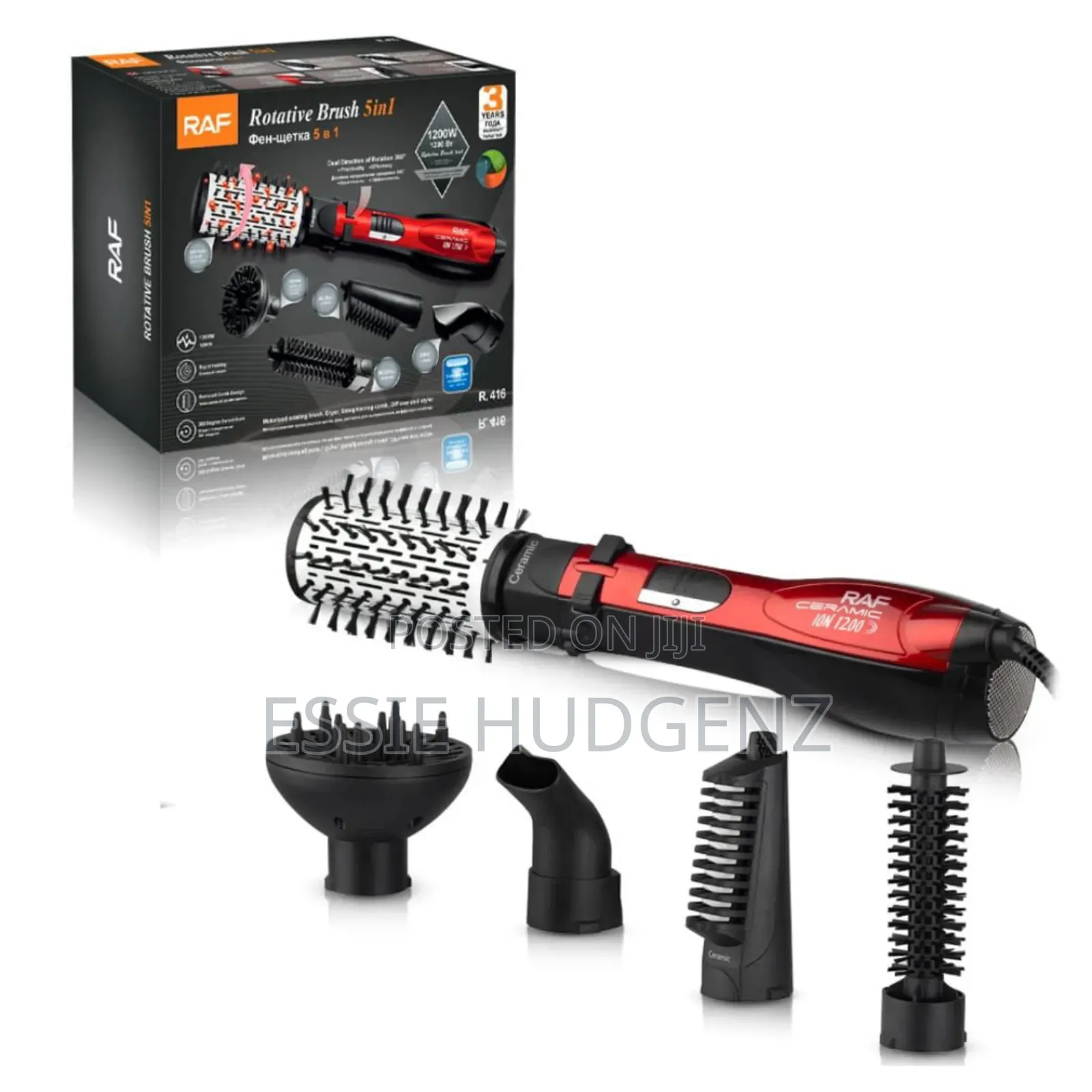 5-in-1 Rotative Brush Hair Dryer Styler.