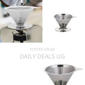 Stainless Steel Pour-Over Coffee Filter or Dripper