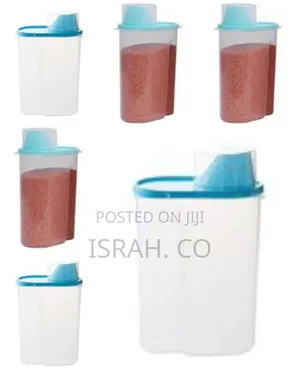 2.5 Litre Food Plastic Storage Grains Cereal Container, Blue