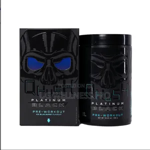 Usn Qhush Platinum Black Pre-Workout, Ice Blue Burst 30 Servings