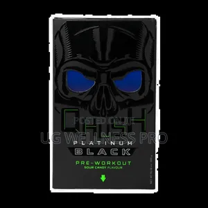 Qhush Platinum Black Pre-Workout, Sour Candy 30 Servings