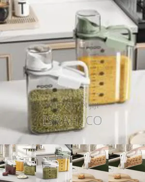 3 Pieces of 2500ml, 1800ml, 1500ml Cereal Containers Storage Dispenser